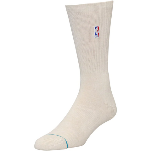 Stance Adult Crew Socks - NBA Logoman Dye - Natural