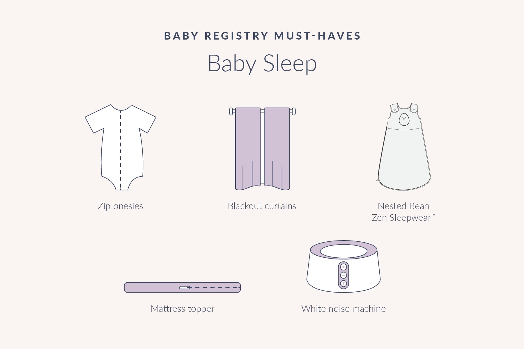 baby registry must haves baby sleep