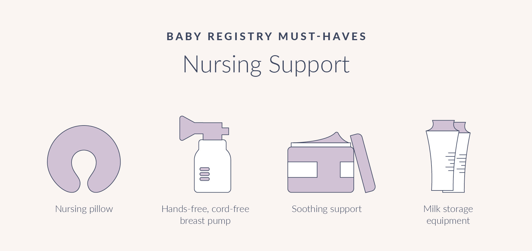 baby registry must haves: nursery support