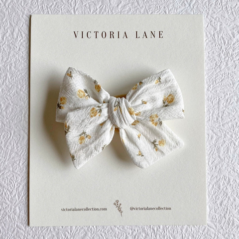 Victoria Lane Collection Classic Bow Nylon Headband - The Ivy