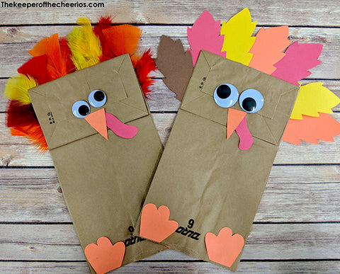 turkey paper bag craft