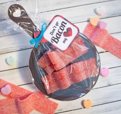 funny bacon valentine card idea