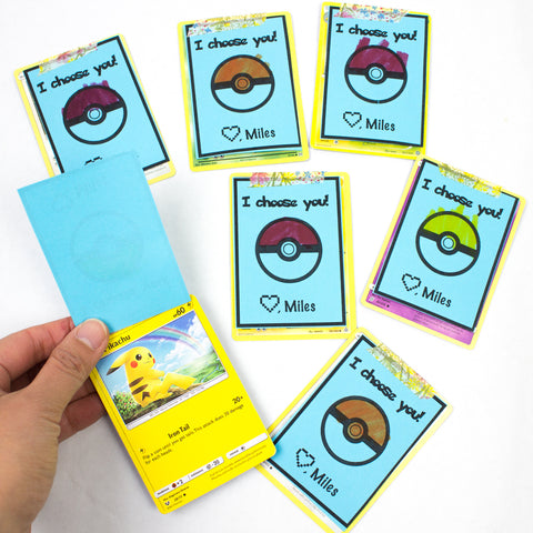 Pokemon Valentines Cards