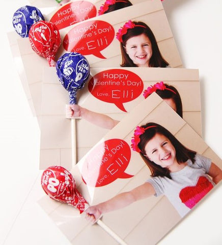lolli-pop valentine card idea