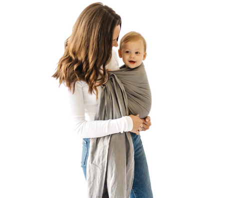 Kyte Baby Ring Sling - Birch with Rose Gold Rings