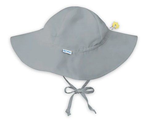 Green Sprouts Brim Sun Protection Hat - 0-6M - Gray