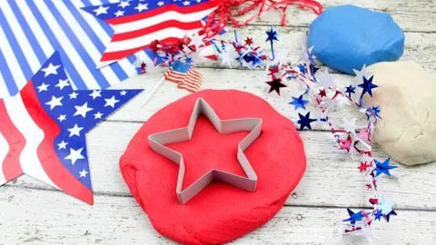 Independence Day No-Bake Playdoh