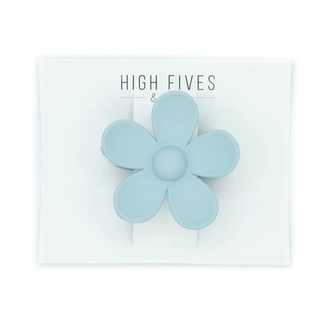 high five flower claw clip